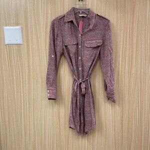 11-1-TYLHO Red Stripe Dress Size XS
